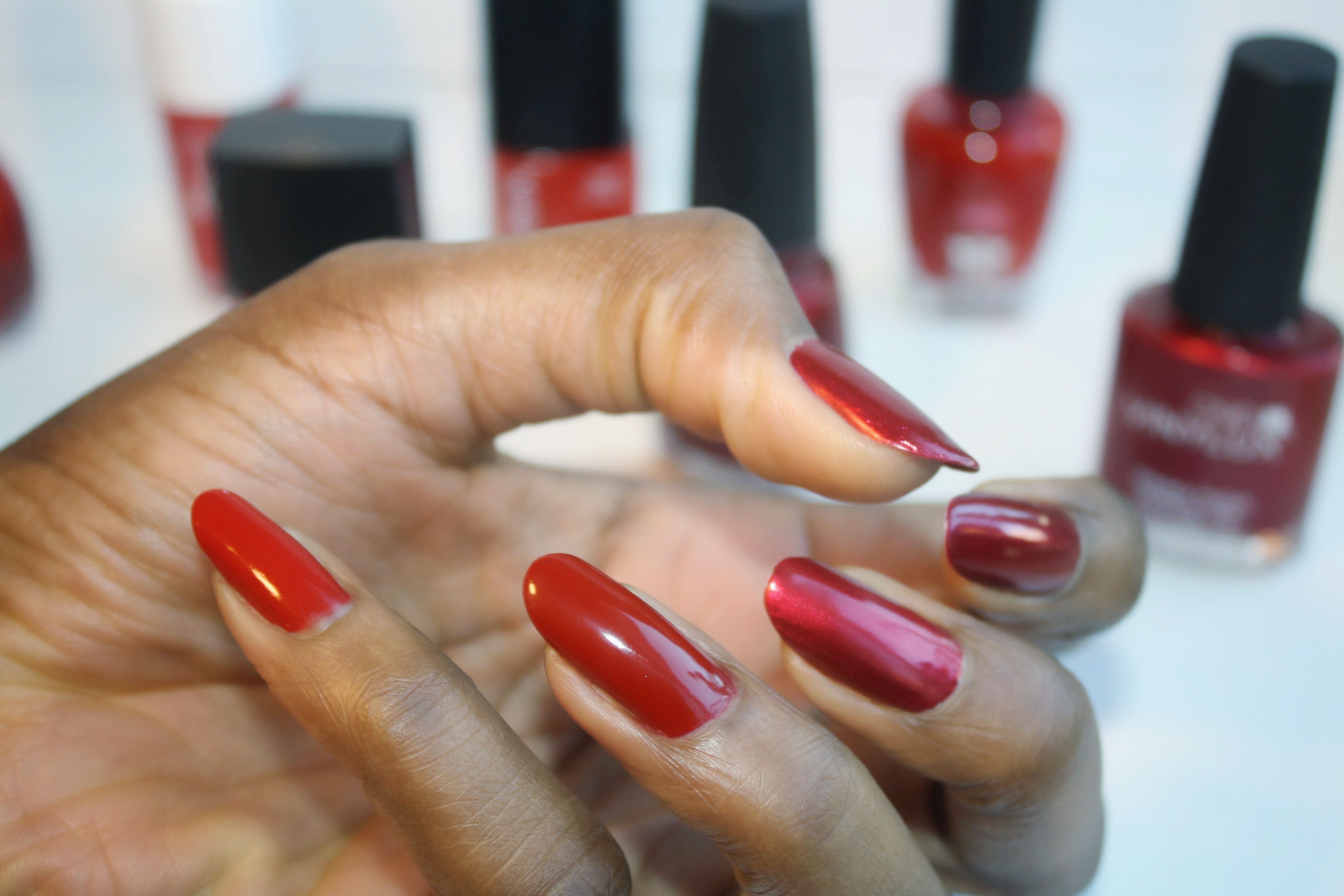 Mani Of The Week Find Your Perfect Shade Of Red Nail Polish