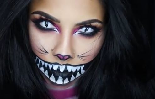 cheshire cat teeth makeup