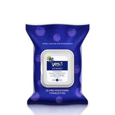 YES TO BLUEBERRIES BRIGHTENING FACIAL TOWELETTES