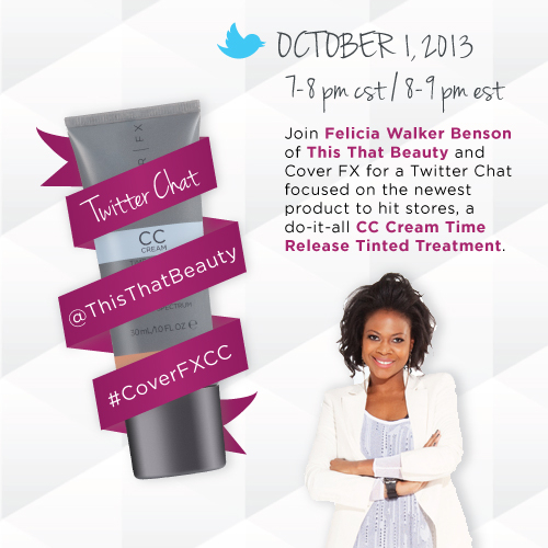 CoverFX Twitter Chat with ThisThatBeauty