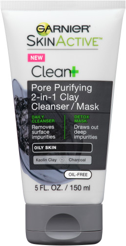 Garnier SkinActive Pore Purifying 2in1 CleanserMask