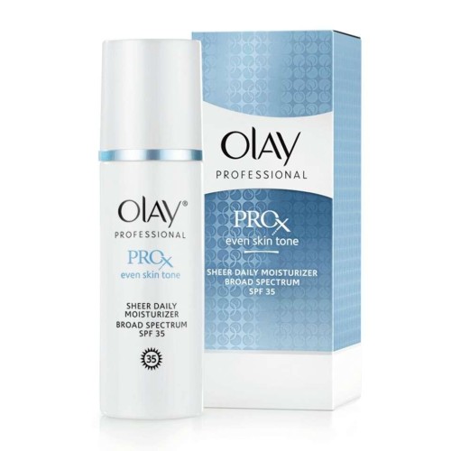 Beauty Products You Need in Your Gym Bag - Olay ProX Sheer Daily Moisturizer SPF 35