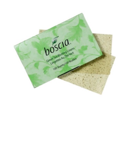 Combat oily Skin-Boscia Green Tea Blotting Linens