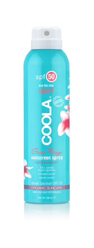 Sunscreens- COOLA Sport SPF 50 Guava Mango Sunscreen Spray